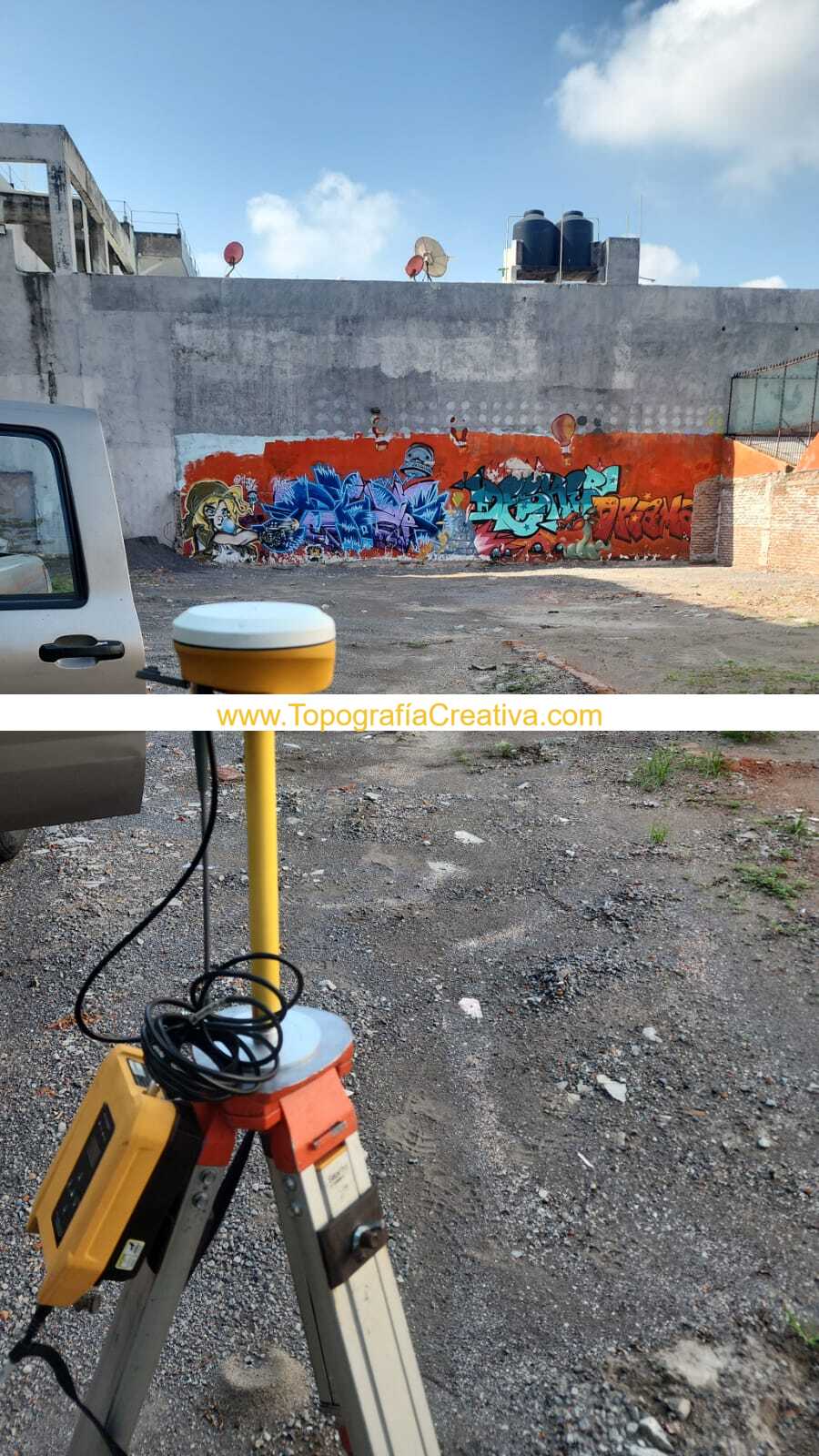 Levantamiento 1topográfico en Cuajimalpa de Morelos TC-0408-1F